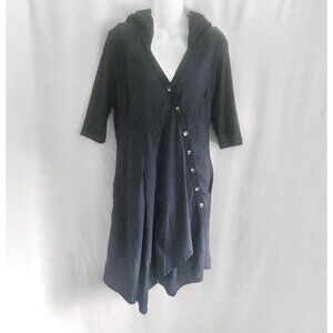 Prairie Underground Organic Cotton Dress Hooded  Size Medium